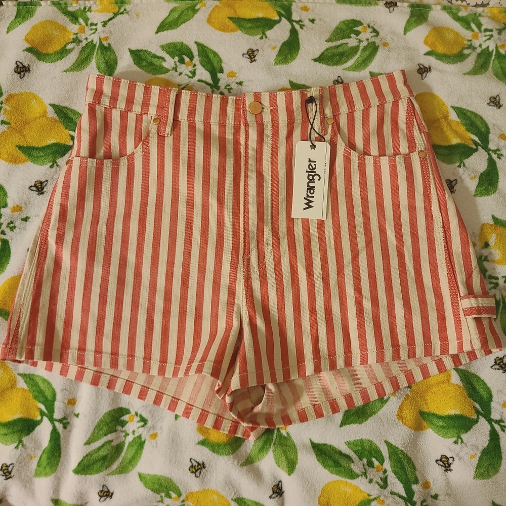 NWT CARPENTER DOLLY STRIPED WRANGLER SUMMER SHORTS